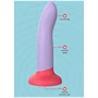 Dreamtoys Love Signal - kétszínű szilikon dildó nagy (lila)