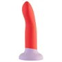 Dreamtoys Love Signal - kétszínű szilikon dildó közepes (piros)
