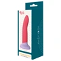 Dreamtoys Love Signal - kétszínű szilikon dildó közepes (piros)