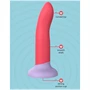 Dreamtoys Love Signal - kétszínű szilikon dildó közepes (piros)