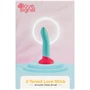 Dreamtoys Love Signal - kétszínű szilikon dildó kis (kék)