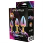 Dreamtoys Gleaming Love - drágaköves anál plug szett (többszínű)