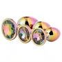 Dreamtoys Gleaming Love - drágaköves anál plug szett (többszínű)