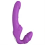 Dreamtoys Essentials - strapless strap-on vibrátor (lila)