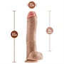 Blush Dr. Skin - élethű dildó herékkel (testszínű)