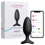 Lovense Hush 2 M – App-vezérelt análvibrátor (45 mm, fekete)