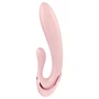 Satisfyer - Pearl Bunny 3 forgógyöngyös nyuszivibrátor (pink)