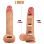 FeelSkin - ultra realisztikus herés dildó (natúr, 17,8 cm)