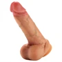 FeelSkin - ultra realisztikus herés dildó (natúr, 15,2 cm)