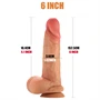 FeelSkin - ultra realisztikus herés dildó (natúr, 15,2 cm)