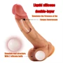 FeelSkin - ultra realisztikus herés dildó (natúr, 15,2 cm)