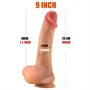 FeelSkin - ultra realisztikus dildó (natúr, 22,8 cm)