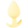 Cuties Mini Butt Plug - szilikon anál plug (sárga, 3,1 cm)