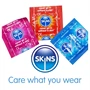 Skins - vegyes óvszer - pontozott, natural, extra vékony (4 db)