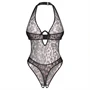 Obsessive Addia - leopárdmintás nyitott body