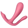 Satisfyer Top Secret+ - viselhető G-pont- és análvibrátor (rózsaszín)