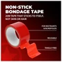 Ouch! - öntapadó bondage szalag (piros) - 20 m