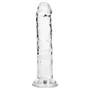 RealRock - élethű dildó tapadókoronggal (átlátszó) - 12,7 cm