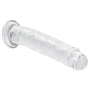 RealRock - élethű dildó tapadókoronggal (átlátszó) - 12,7 cm