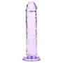 RealRock - élethű dildó tapadókoronggal (lila) - 12,7 cm