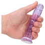 RealRock - élethű dildó tapadókoronggal (lila) - 12,7 cm