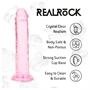 RealRock - élethű dildó tapadókoronggal (rózsaszín) - 12,7 cm