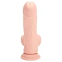 RealRock - dupla sűrűségű élethű vibrátor (testszínű) - 18 cm