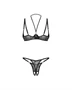 Olianna 2-pcs crotchless set   S/M