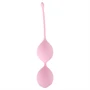Cuties - duplagolyós szilikon gésagolyó (rózsaszín)