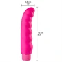 Baseks - hullámos vibrátor (rózsaszín) - 16 cm