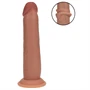 RealRock - dupla sűrűségű élethű dildó (napbarnított) - 20,5 cm
