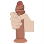 RealRock - dupla sűrűségű élethű dildó (napbarnított) - 20,5 cm