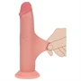 RealRock - dupla sűrűségű élethű dildó (testszínű) - 20,5 cm