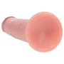 RealRock - dupla sűrűségű élethű dildó (testszínű) - 18,5 cm