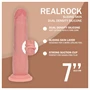 RealRock - dupla sűrűségű élethű dildó (testszínű) - 18,5 cm