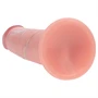 RealRock - dupla sűrűségű élethű dildó (testszínű) - 15,5 cm