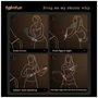 Roomfun - elektromos sokkoló korbács (fekete)