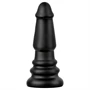 BUTTR Tactical II - óriás anál plug (fekete) - 26 cm