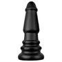 BUTTR Tactical II - óriás anál plug (fekete) - 26 cm