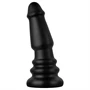 BUTTR Tactical II - óriás anál plug (fekete) - 26 cm