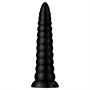 BUTTR Caterpiller - óriás anál plug (fekete) - 29 cm