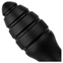 BUTTR Aftershock - óriás anál plug (fekete) - 23 cm