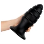 BUTTR Aftershock - óriás anál plug (fekete) - 23 cm