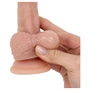 Real Fantasy Declan - élethű dildó előbőrrel (testszínű) - 18 cm