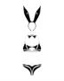 Night  Bunny 4-pcs costume  S/M