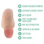 Blush UrSelf Affirm - élethű műpénisz (testszínű) - 13 cm