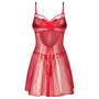 Obsessive Gifty - babydoll és tanga szett (piros)