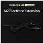 DG-LAB - 2 mm-es elektróda hosszabbító és elosztó kábel (fekete)