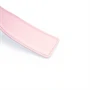 White & Pink Leather Paddle