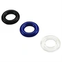 Pulselock Cirkl - TPE péniszgyűrű szett, 3 db (fekete)